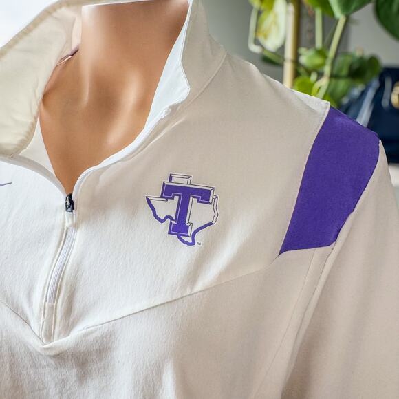 Nike TSU Tarleton State University Sideline Coach Pullover, NCAA, Men's Medium - Picture 8 of 10